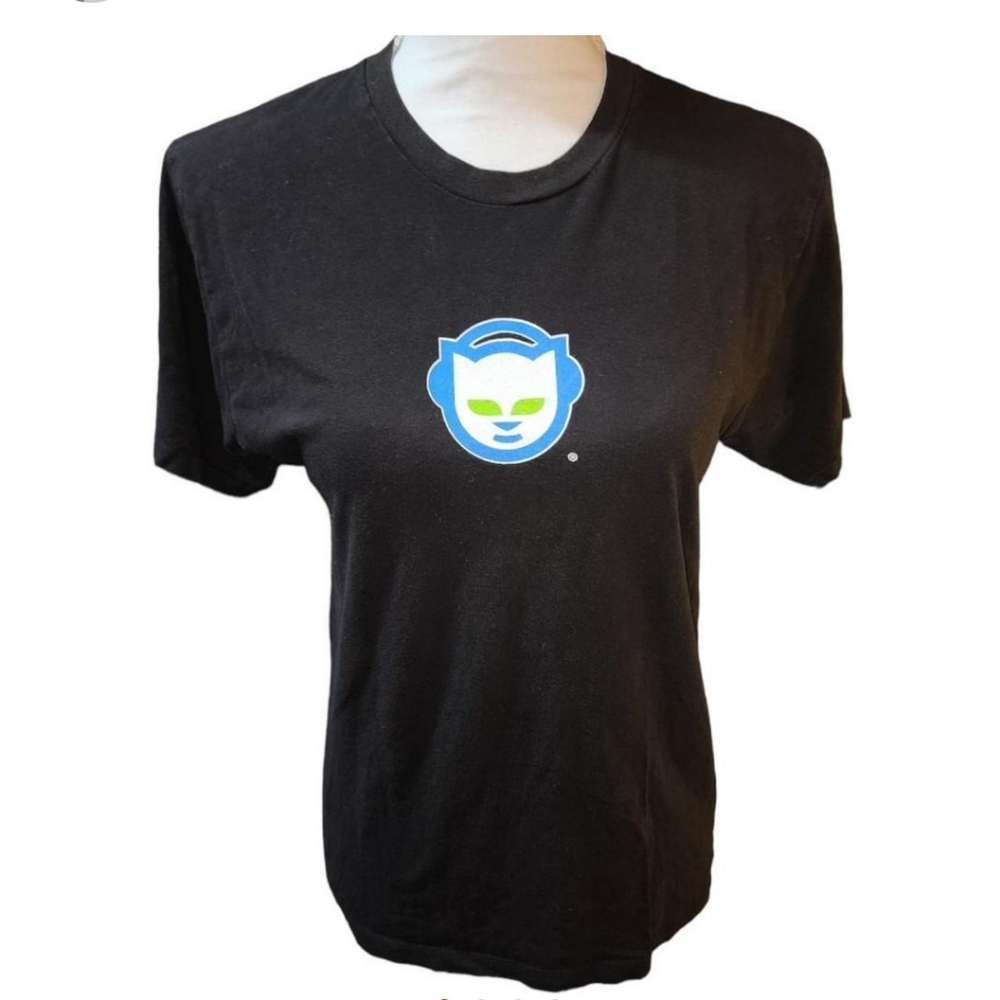 Vintage Napster 1990s Y2k Technology Nerdy Size Small Unisex Graphic Tee